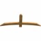 Ekena Millwork Bellingham Rough Sawn Timber Gable Bracket, Western Red Cedar, 60"W x 22"H x 2"D x 4"F, 9/12 Pitch GBW060X22X0204BEL00RWR - alternate 4